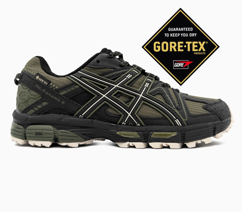 Asics Gel-Kahana 8 Khaki Gore-Tex