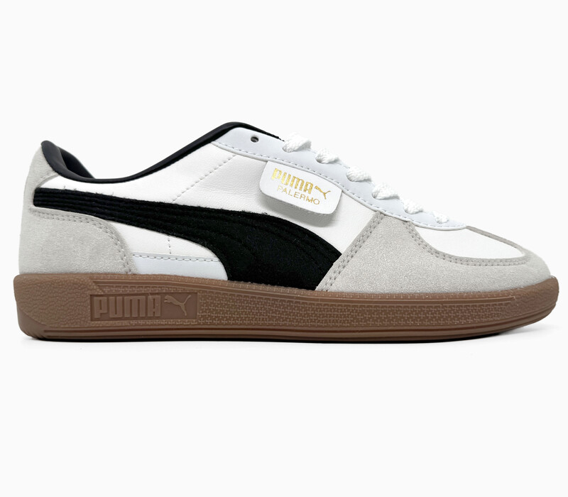 Puma Palermo Leather White/Gray/Gum