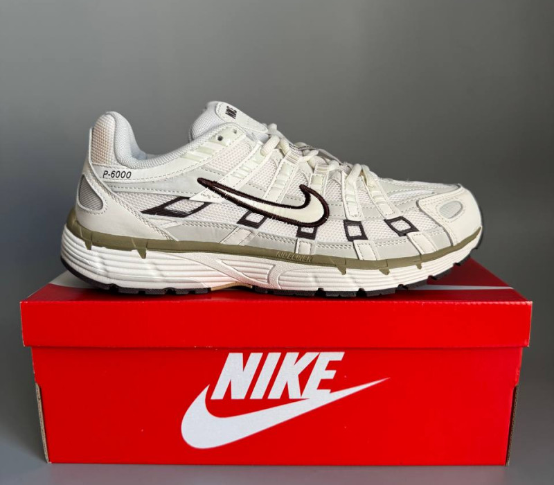 Nike P-6000 Beige/Bordo БРАК 1099