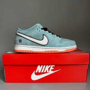 Nike SB Dunk Low Gulf Blue/Orange БРАК 493