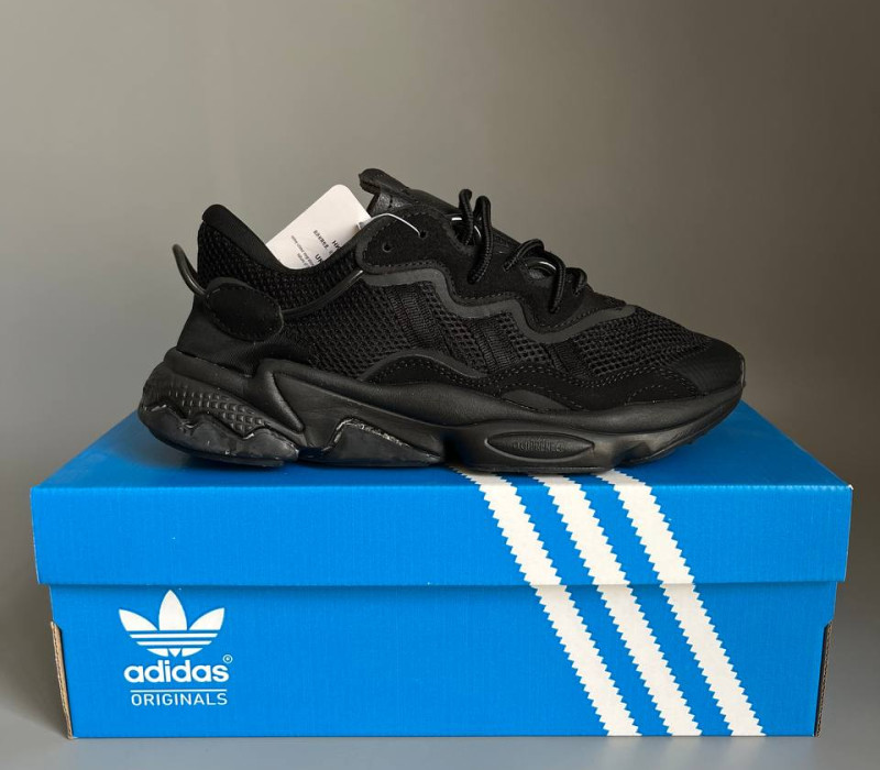 Adidas Ozweego Triple Black Textile БРАК 1023