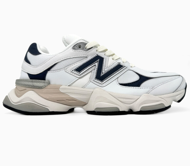 New Balance 9060 White/Beige/Dark Blue