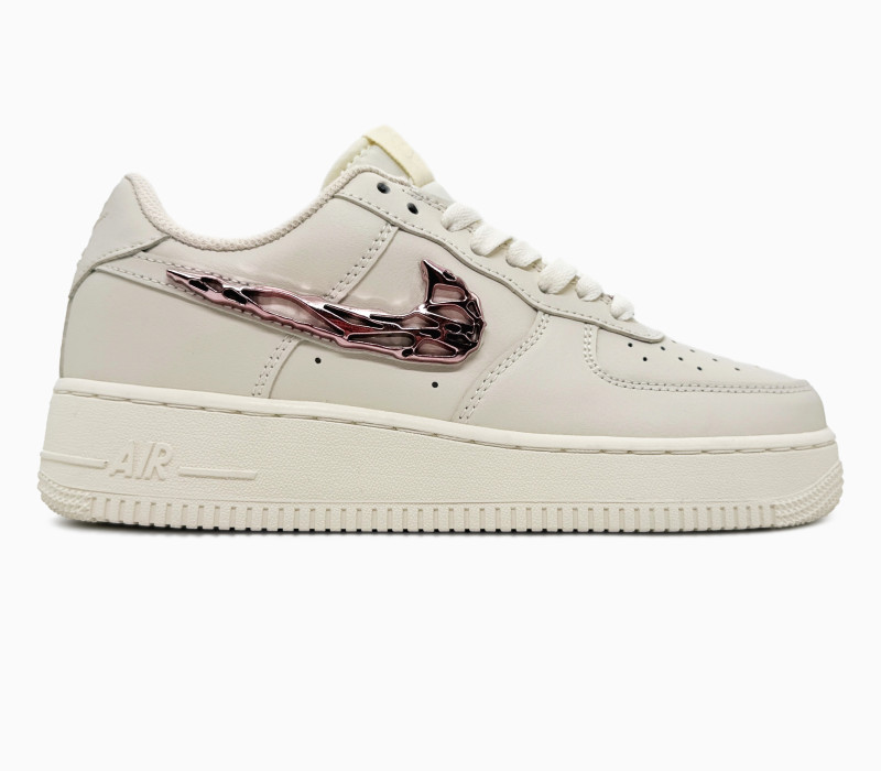 Nike Air Force 1 '07 LX Molten Metal Swoosh Rose Gold