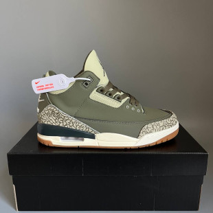 Nike Air Jordan 3 Retro Medium Olive БРАК 745