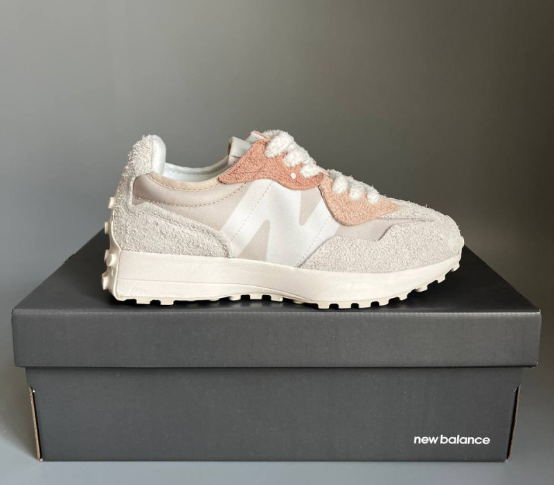 New Balance 327 Beige Extreme Laces БРАК 1030
