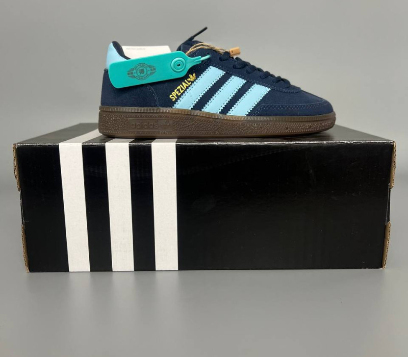 Adidas Spezial Black/Blue БРАК 89