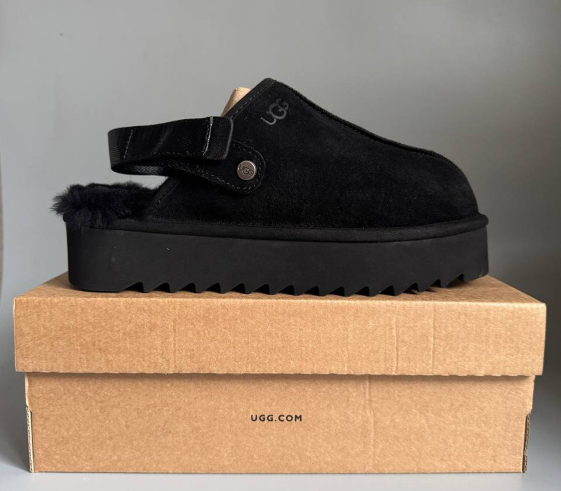 Ugg Lanah Clog Platform Black БРАК 376