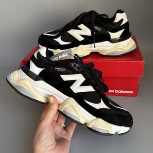 New Balance 9060 Black/White Cordura