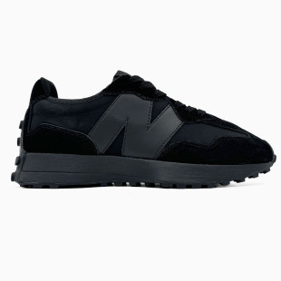New Balance 327 Black Leather