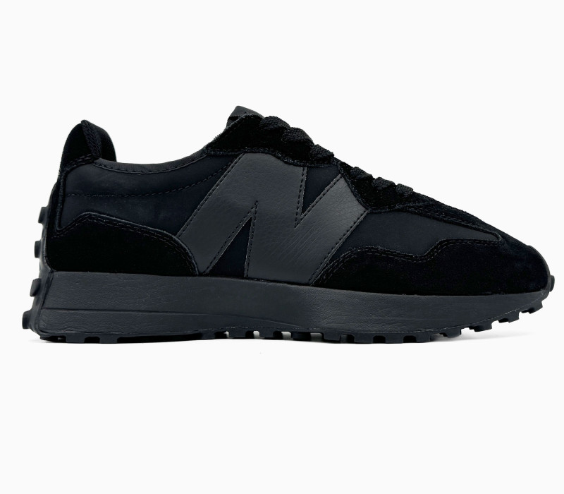 New Balance 327 Black Leather