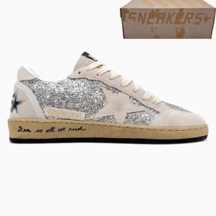 Golden Goose Ball Star Silver Glitter 