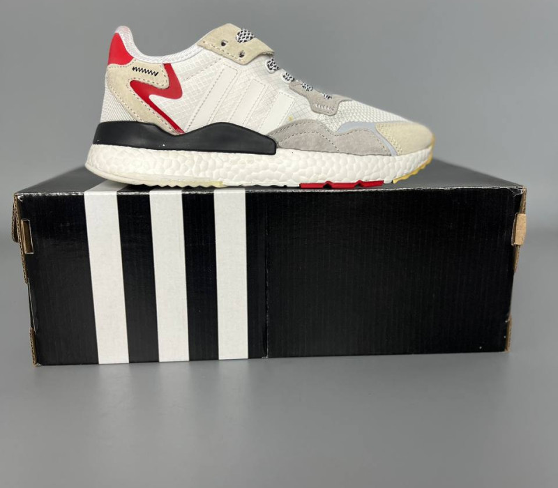 Adidas Nite Jogger Grey/Black/Red БРАК 62