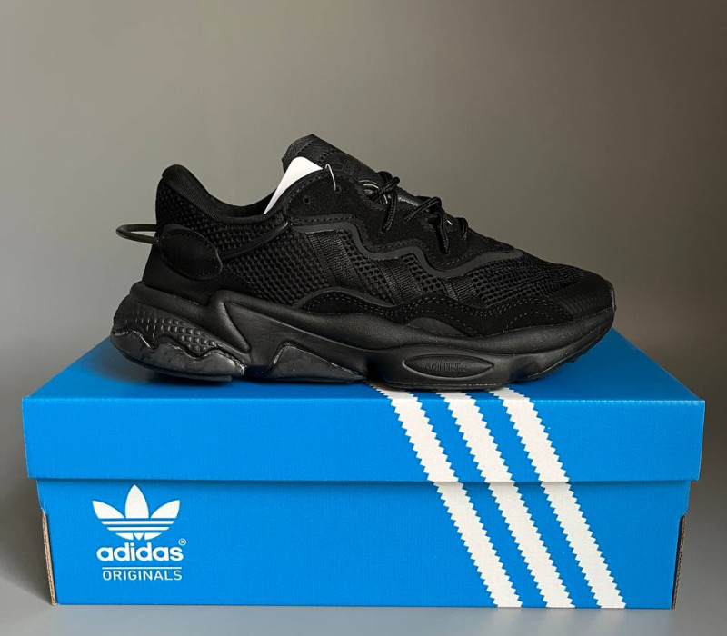 Adidas Ozweego Triple Black Textile БРАК 1024