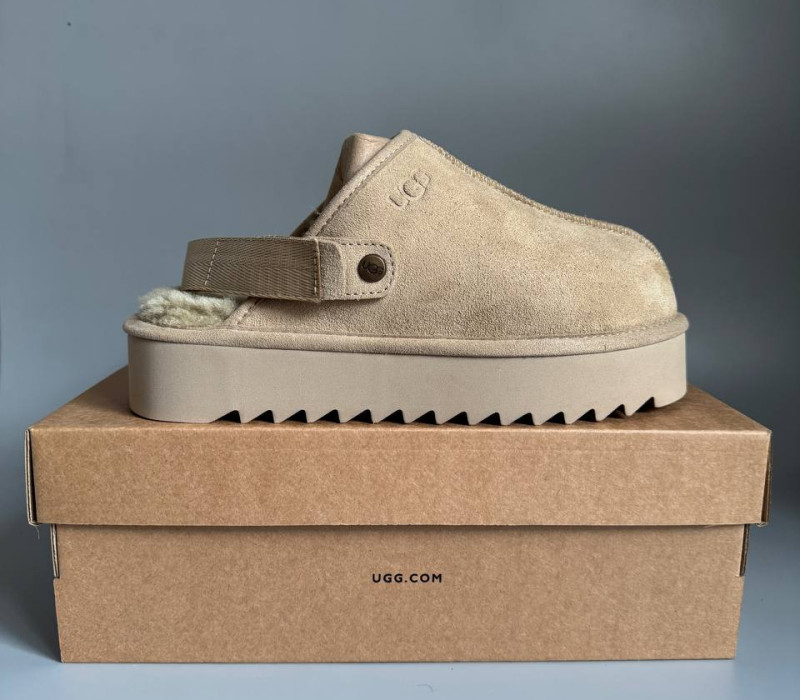 Ugg Lanah Clog Platform Beige БРАК 377