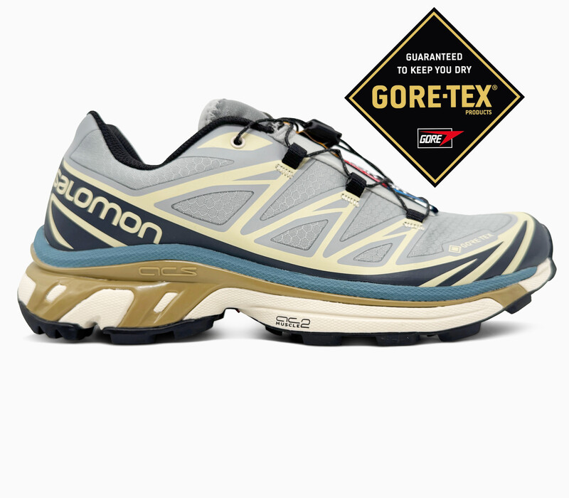 Salomon XT-6 Blue/Beige Gore-Tex