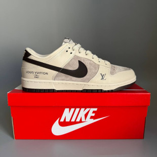 Nike SB Dunk Low x Louis Vuitton Grey/Black БРАК 1105