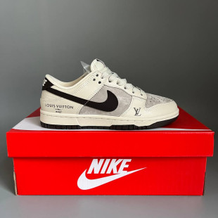 Nike SB Dunk Low x Louis Vuitton Grey/Black БРАК 964