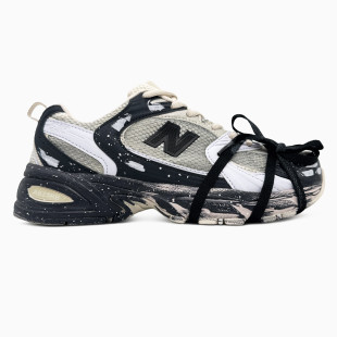 New Balance 530 Custom White/Black/Beige
