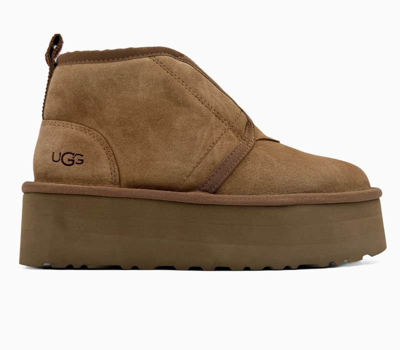 Ugg Neumal Platform Zipper Chestnut