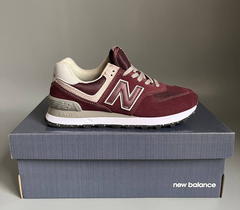 New Balance 574 Burgundy БРАК 544