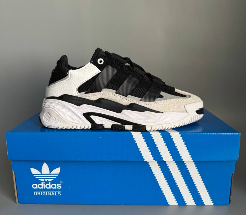 Adidas Niteball Black/Grey adi-0279 БРАК 1078