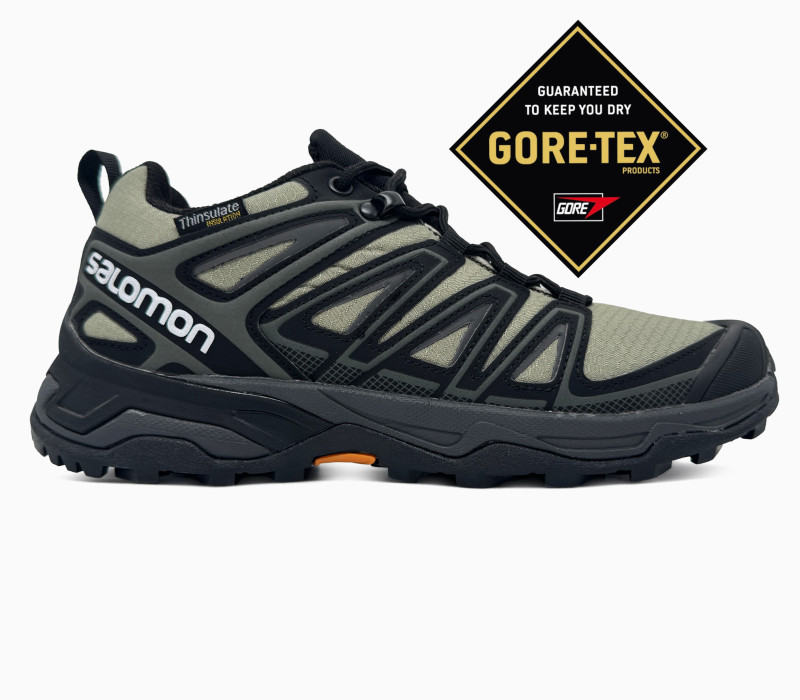 Salomon Speed Cross Pro Khaki/Black Gore-Tex