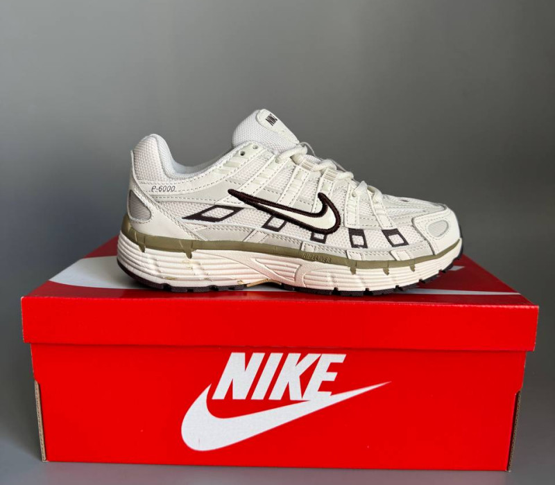 Nike P-6000 Beige/Bordo БРАК 1098