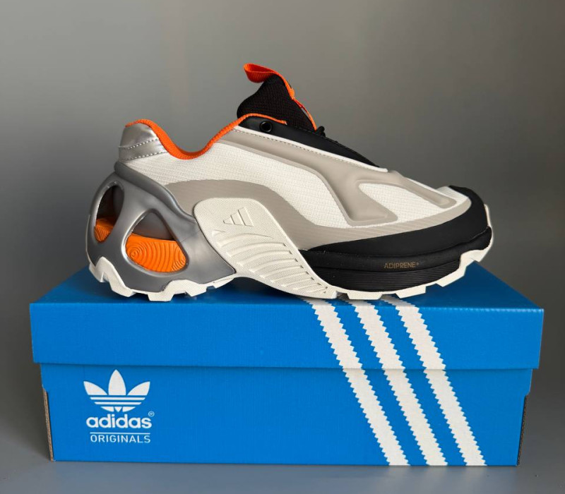 Adidas Edge Runner White/Black/Orange БРАК 1096