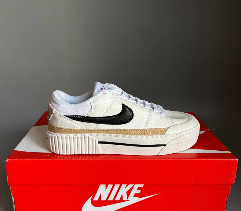 Nike Court Legacy Lift White/Black БРАК 764
