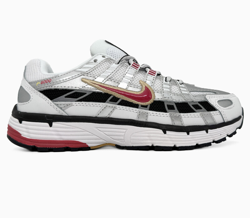 Nike P-6000 White/Silver/Red