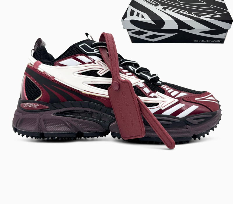 Off-White Be Right Back White/Burgundy