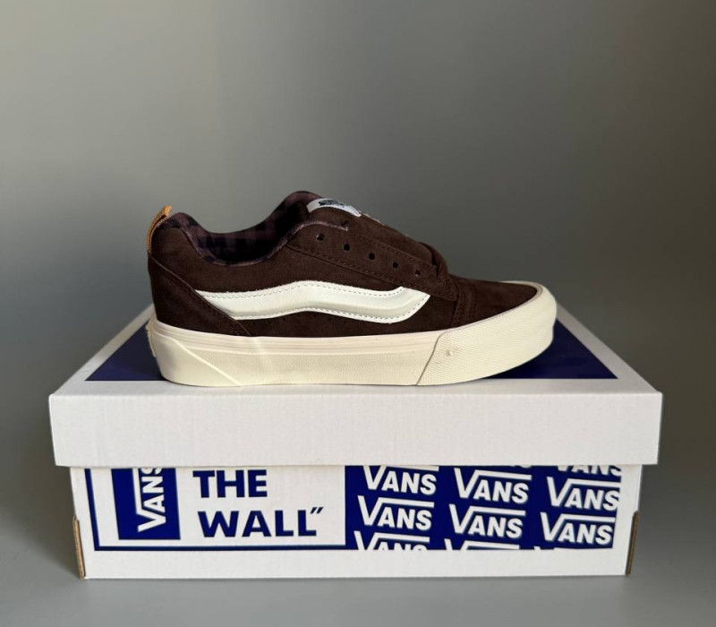 Vans Knu Skool Brown/White БРАК 1160