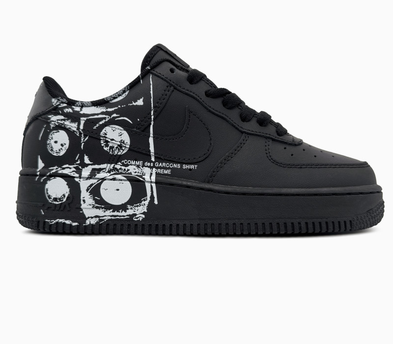 Nike Air Force 1 Low х Comme des Garçons Supreme Black