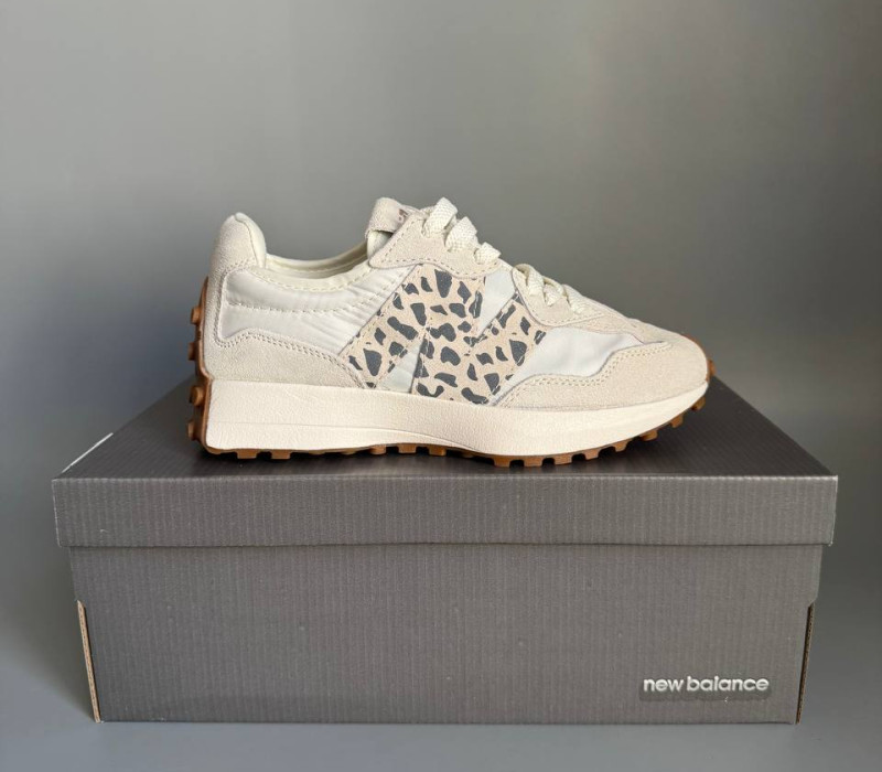 New Balance 327 Beige/Leopard БРАК 1166