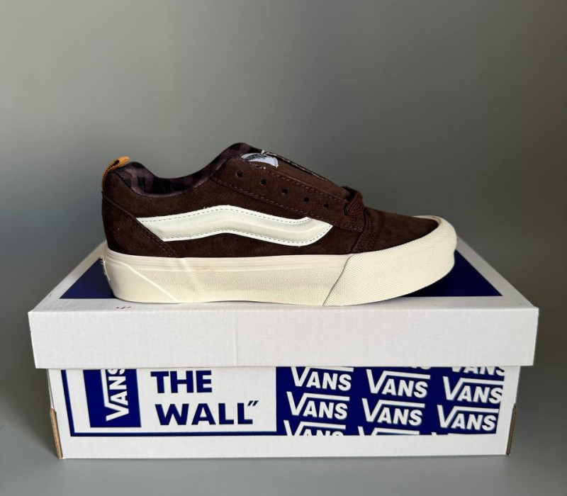 Vans Knu Skool Brown/White БРАК 1161