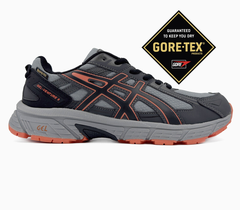 Asics Gel-Venture 6 Grey/Orange Gore-Tex