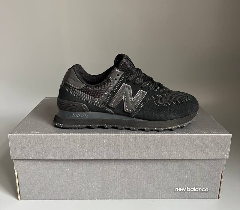 New Balance 574 Full Black БРАК 565