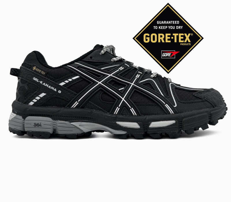 Asics Gel-Kahana 8 Black/White Gore-Tex