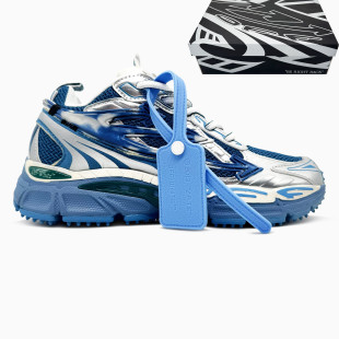 Off-White Be Right Back Blue/Silver