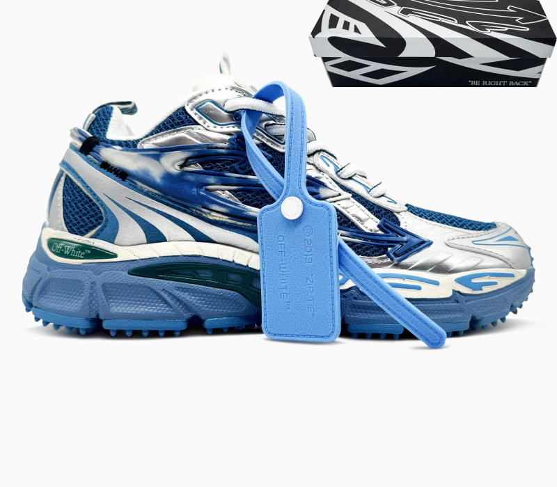 Off-White Be Right Back Blue/Silver