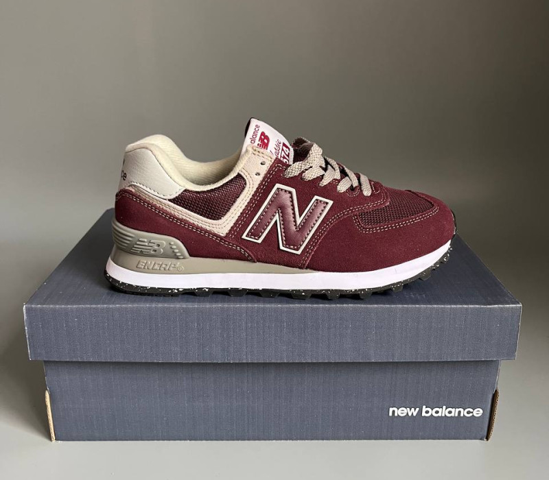 New Balance 574 Burgundy БРАК 547