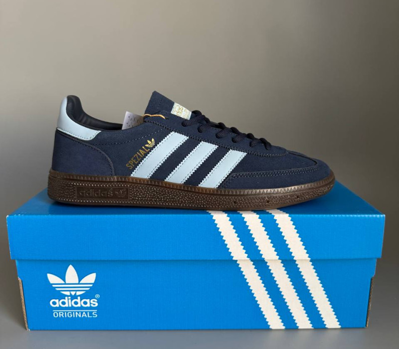 Adidas Spezial Black/Blue БРАК 1087