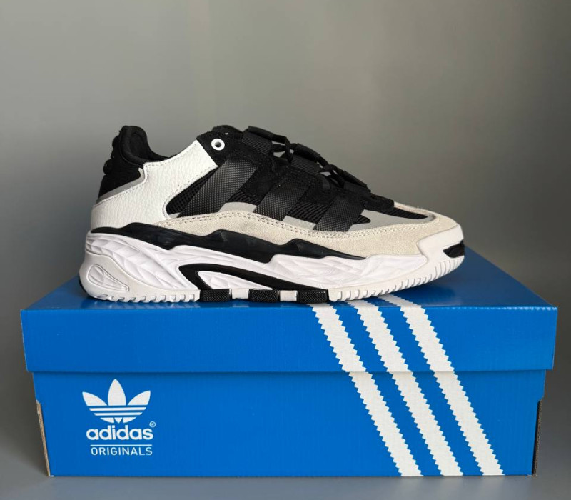 Adidas Niteball Black/Grey adi-0279 БРАК 1077