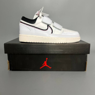 Nike Air Jordan 1 Retro Low Double Strap White БРАК 243