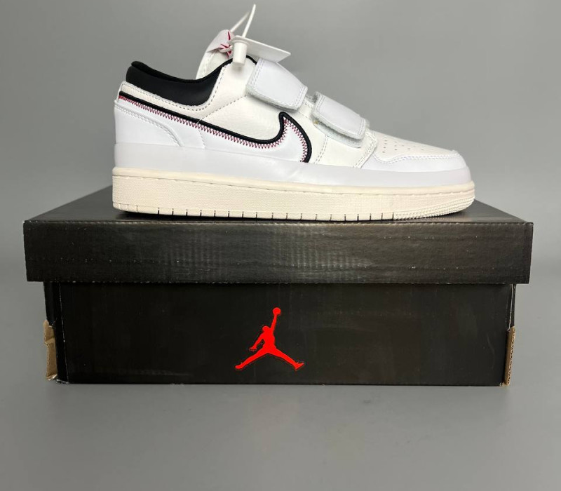 Nike Air Jordan 1 Retro Low Double Strap White БРАК 243