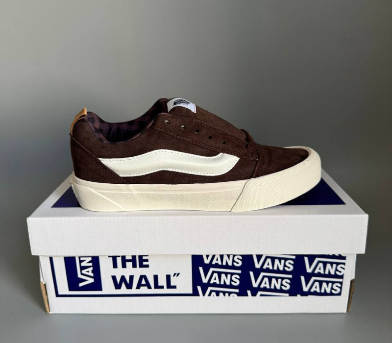 Vans Knu Skool Brown/White БРАК 1162