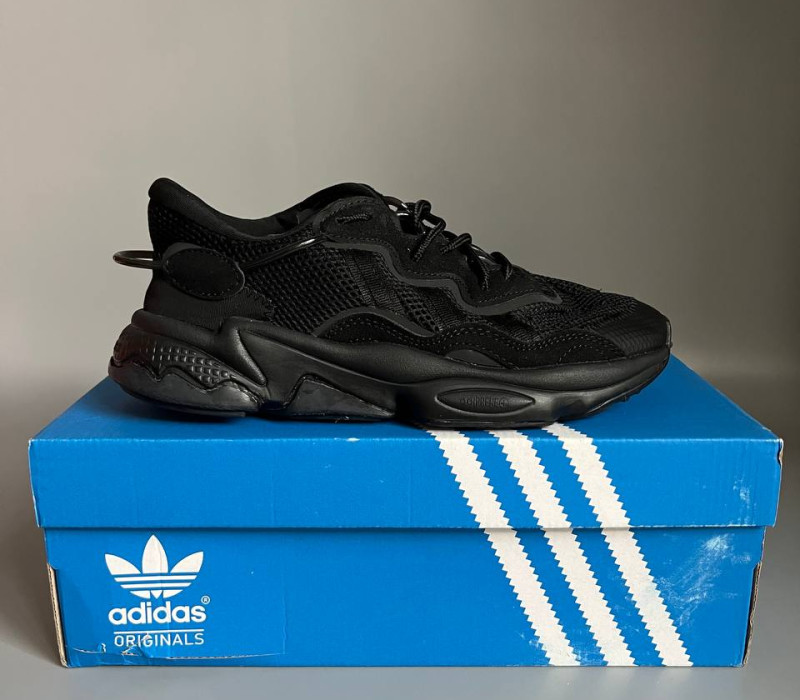 Adidas Ozweego Triple Black Textile БРАК 955