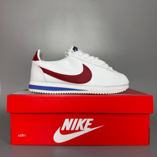 Nike Cortez Basic White/Red БРАК 437