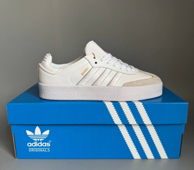 Adidas Samba Platform White БРАК 1058