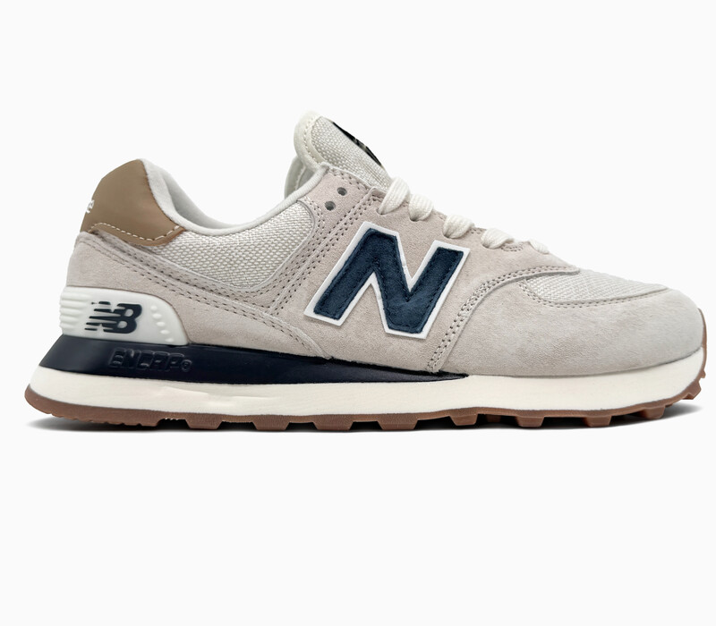 New Balance 574 Light Beige/Blue